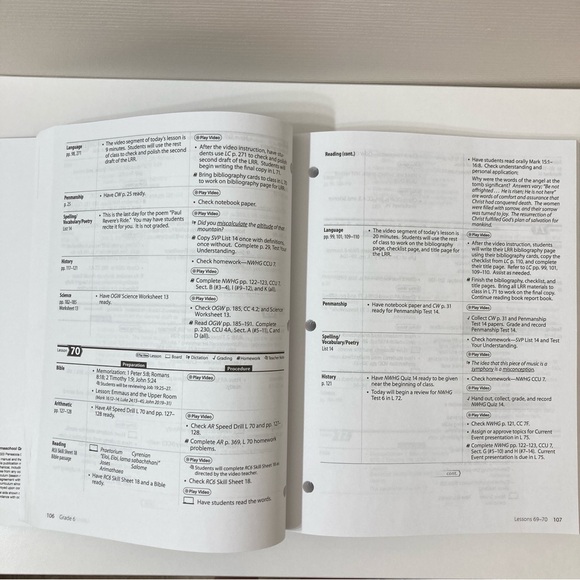 Abeka Homeschool Grade 6 Video Manual - Picture 5 of 12